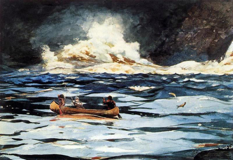  Winslow Homer Under the Falls, The Grand Discharge - Hand Painted Oil Painting