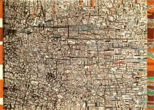  Pavel Filonov Untitled (Non Objective Composition) - Hand Painted Oil Painting