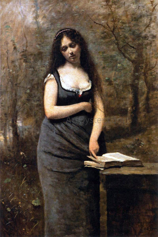  Jean-Baptiste-Camille Corot Valleda - Hand Painted Oil Painting