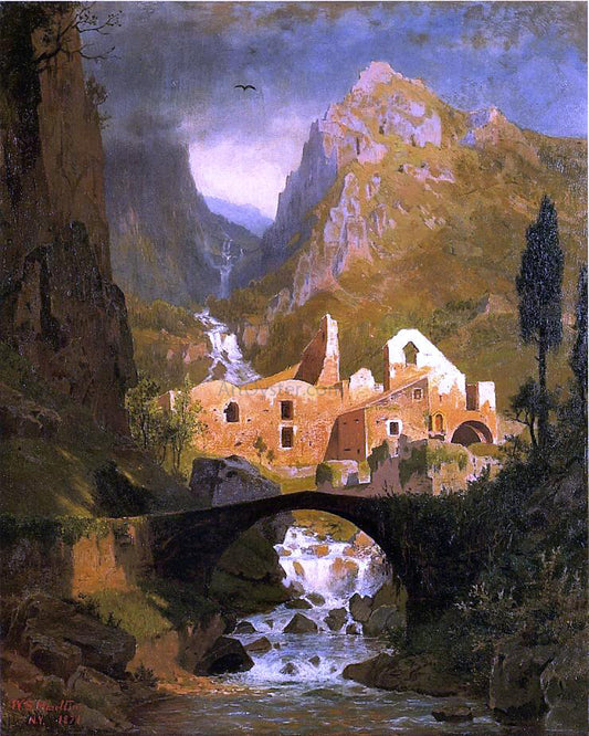  William Stanley Haseltine Valle dei Molini - Amalfi - Hand Painted Oil Painting