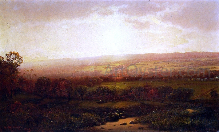  Lemuel M Wiles Valley of the Genesee, From Wadsworth's Lane - Hand Painted Oil Painting