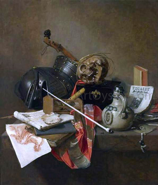  Jan Jansz Treck Vanitas Still-Life - Hand Painted Oil Painting