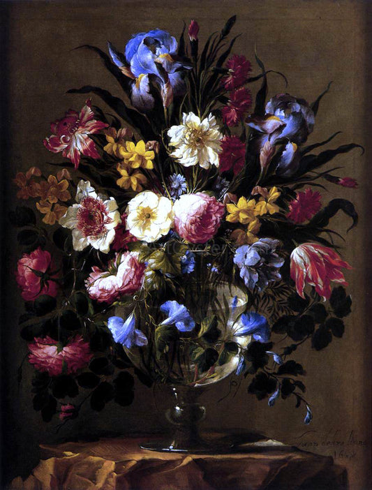  Juan De Arellano Vase of Flowers - Hand Painted Oil Painting