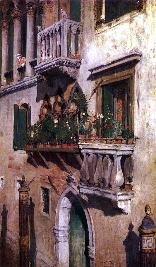  William Merritt Chase Venice - Hand Painted Oil Painting