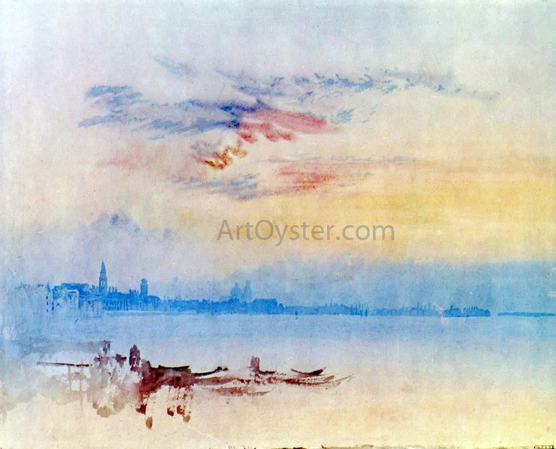  Joseph William Turner Venice, Looking East from the Guidecca: Sunrise - Hand Painted Oil Painting