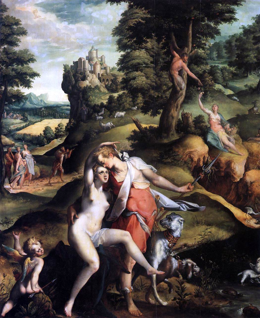  Bartholomaeus Spranger Venus and Adonis - Hand Painted Oil Painting