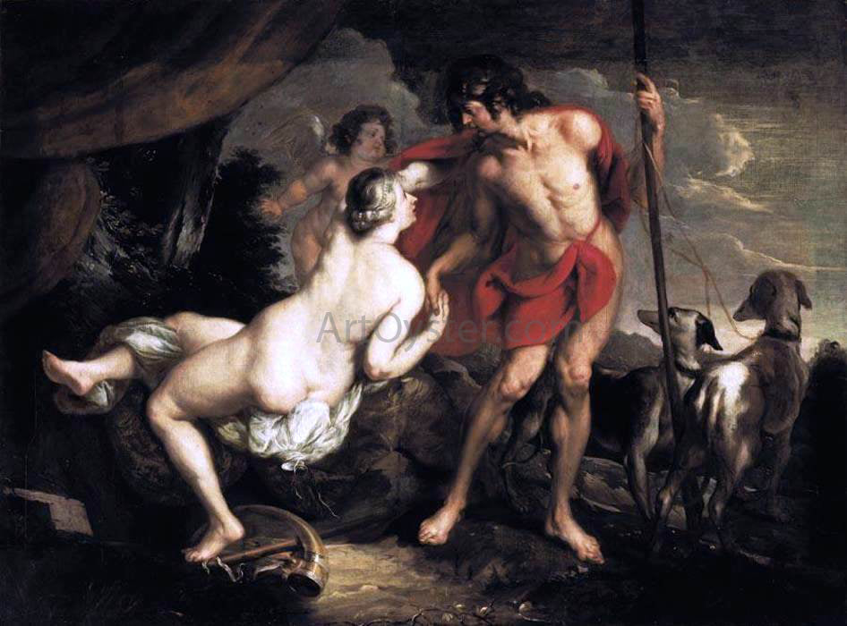  Theodor Van Thulden Venus and Adonis - Hand Painted Oil Painting