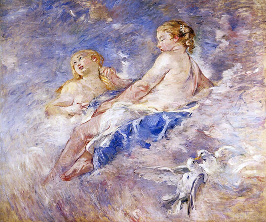  Berthe Morisot Venus at the Forge of Vulcan (after Boucher) - Hand Painted Oil Painting