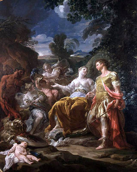 Corrado Giaquinto Venus Presenting Arms to Aeneas - Hand Painted Oil Painting