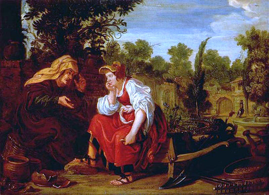  Jan Tengnagel Vertumnus and Pomona - Hand Painted Oil Painting