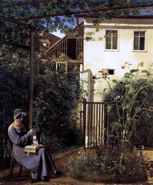  Erasmus Engert Viennese Domestic Garden - Hand Painted Oil Painting