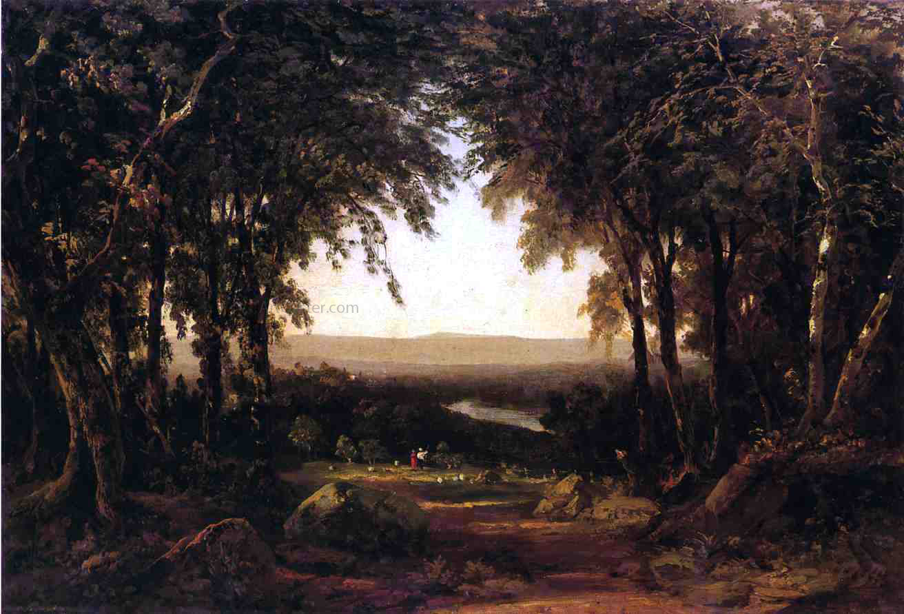 John Frederick Kensett View from Richmond Hill - Hand Painted Oil Painting