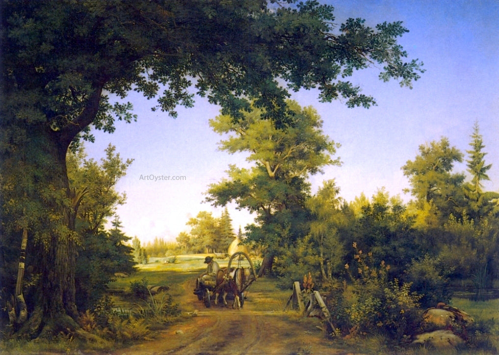  Ivan Ivanovich Shishkin View near Petersburg - Hand Painted Oil Painting