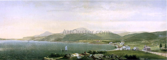  Harrison Bird Brown View of Camden Hills, Maine - Hand Painted Oil Painting