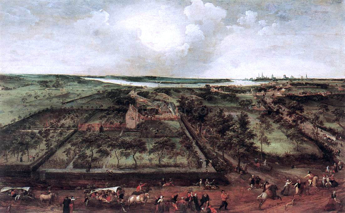 Jacob Grimmer View of Kiel - Hand Painted Oil Painting