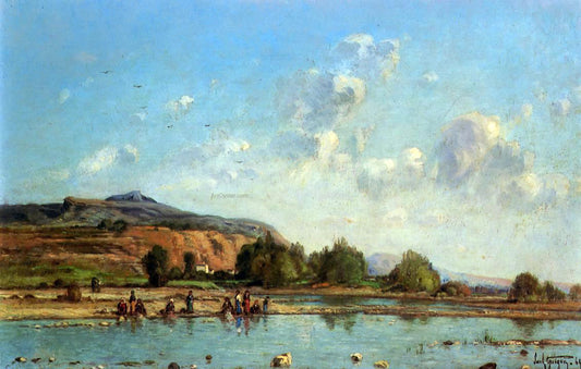 Paul-Camille Guigou View of Luberon - Hand Painted Oil Painting