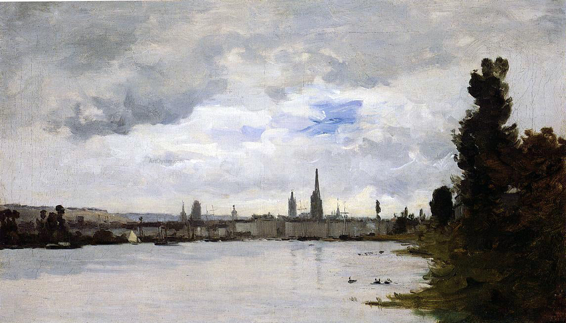  Charles Lapostolet View of Rouen - Hand Painted Oil Painting