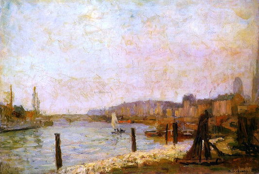  Albert Lebourg View of Rouen in Winter - Hand Painted Oil Painting