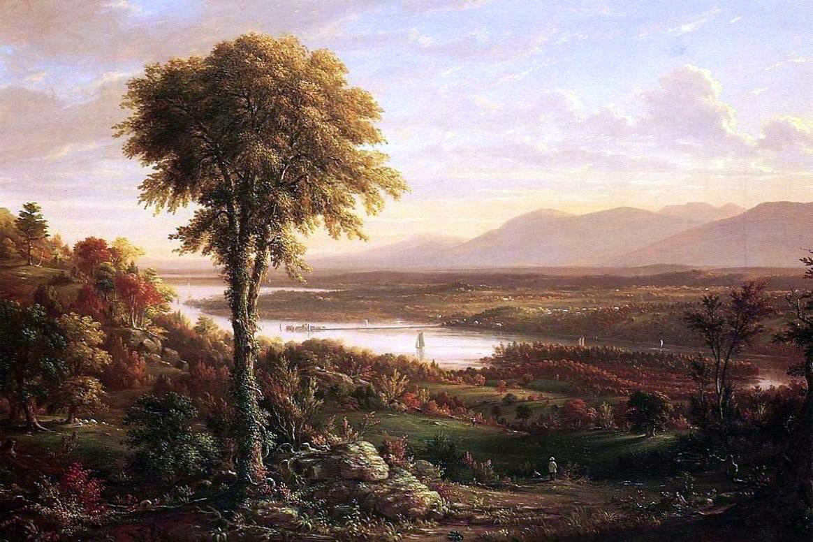  Henry Ary View of the Catskills from the South Side of Mount Merino - Hand Painted Oil Painting