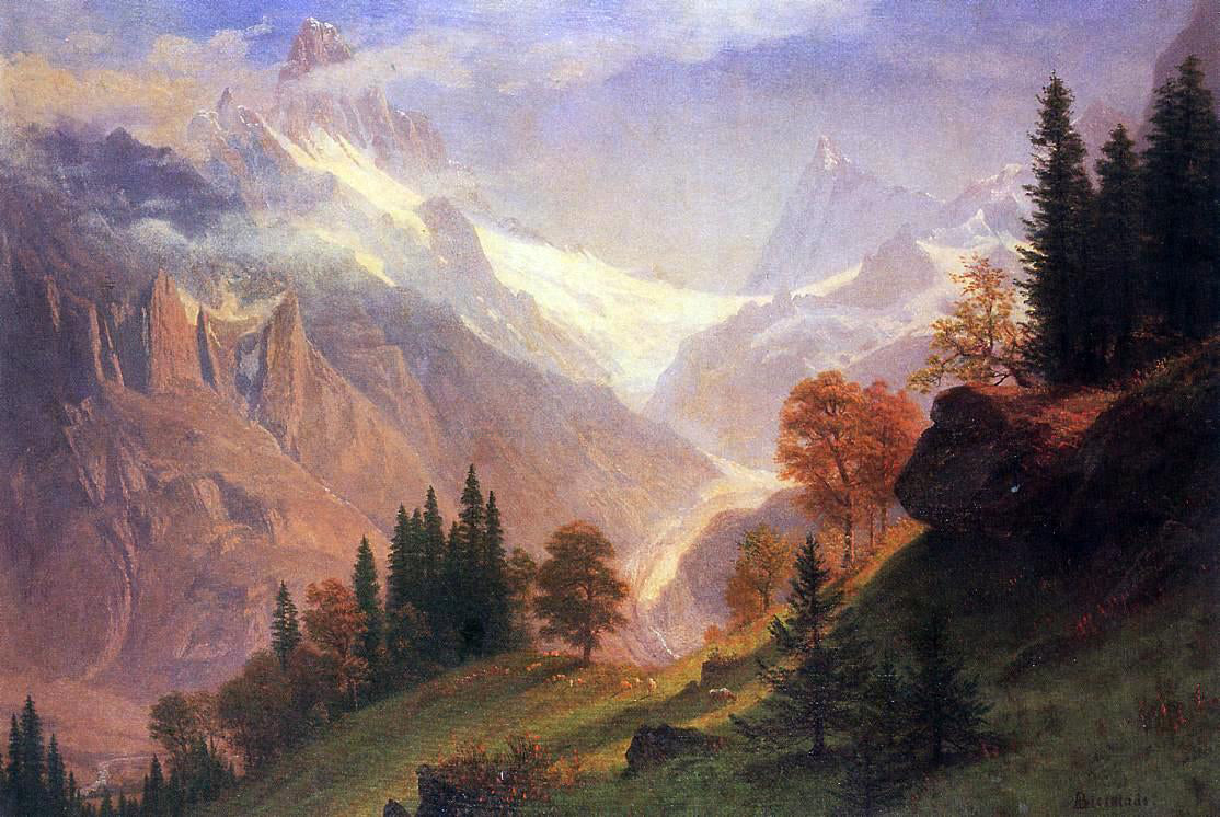  Albert Bierstadt View of the Grunewald - Hand Painted Oil Painting