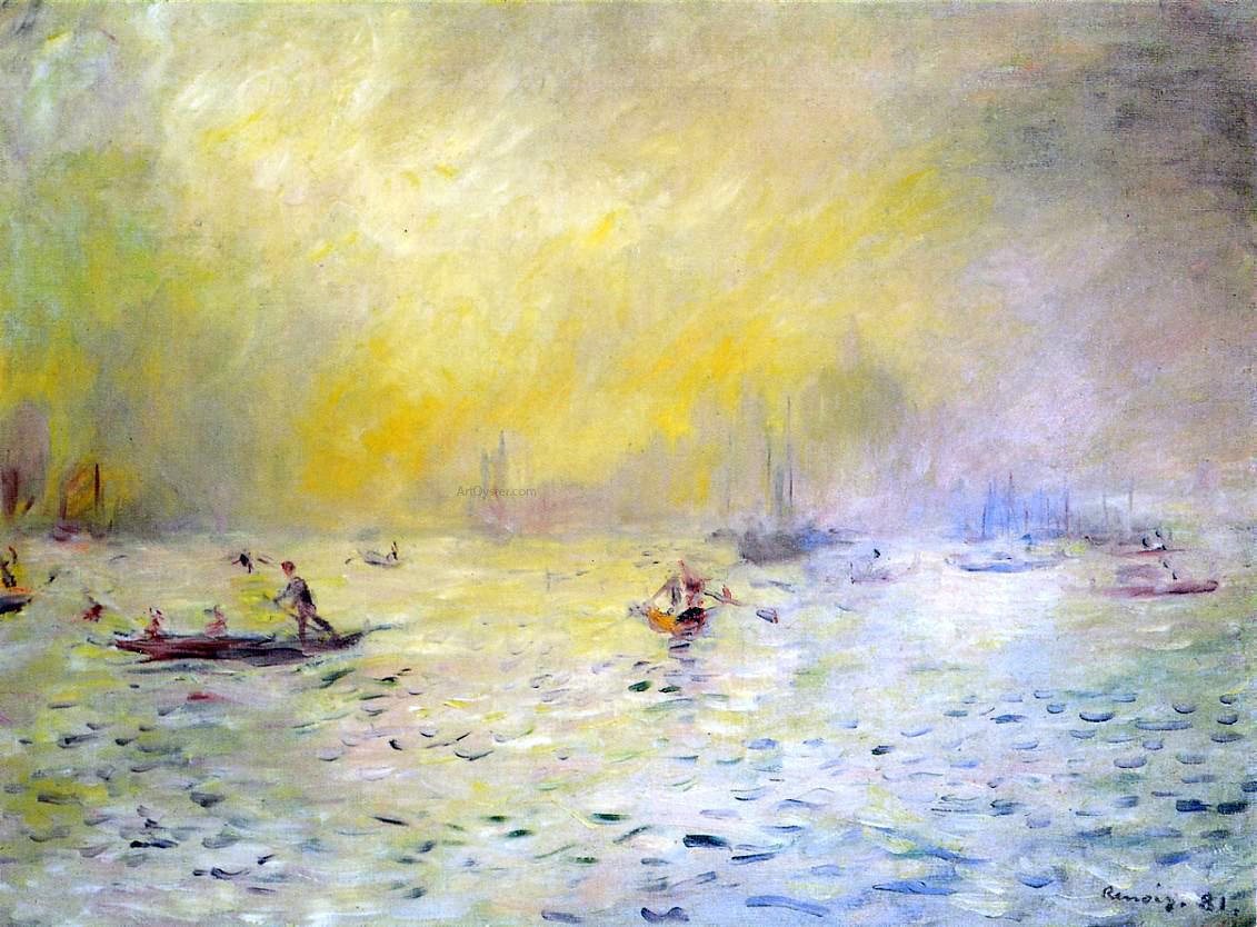  Pierre Auguste Renoir View of Venice, Fog - Hand Painted Oil Painting