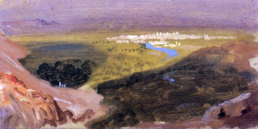  Frederic Edwin Church View Towards Damascus, Syria - Hand Painted Oil Painting