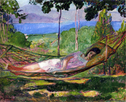  Henri Lebasque Villa Derniere at Saint Tropez - Hand Painted Oil Painting