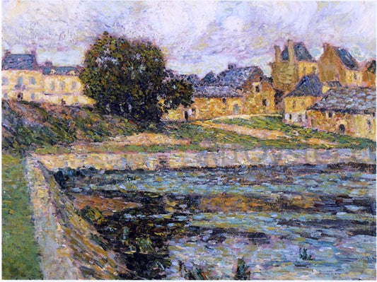 Henri Le Sidaner Village at Bellay - Hand Painted Oil Painting