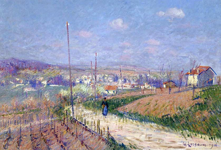  Gustave Loiseau Village in Spring - Hand Painted Oil Painting