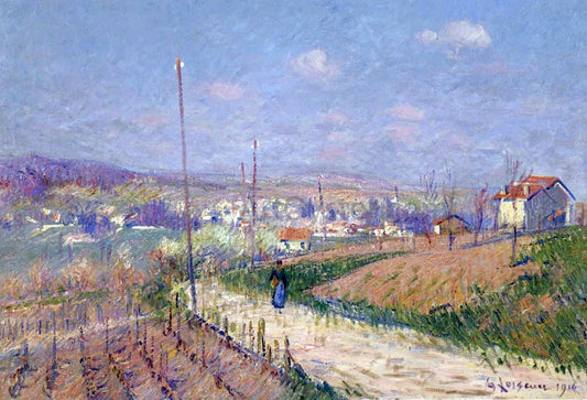  Gustave Loiseau Village in Spring - Hand Painted Oil Painting