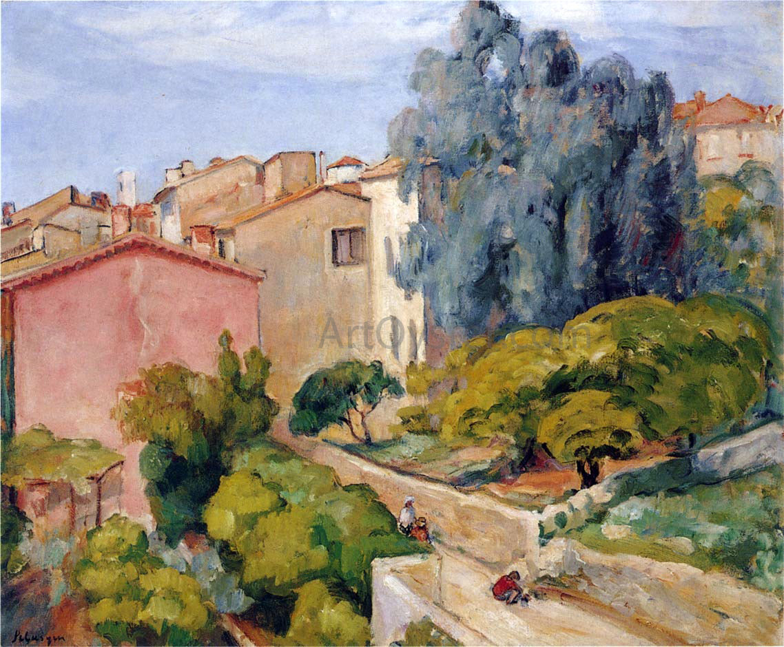  Henri Lebasque A Village in Summer - Hand Painted Oil Painting