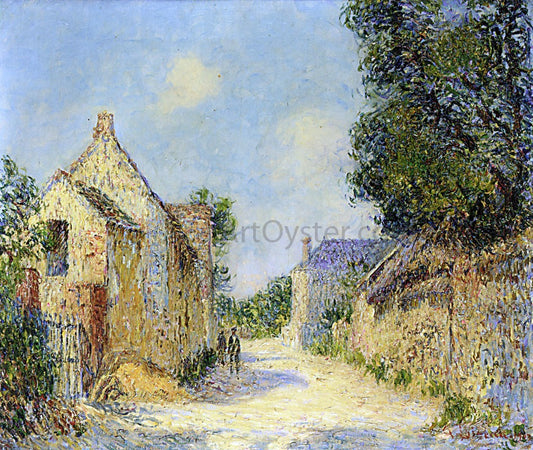  Gustave Loiseau Village Street, Vaudreuil - Hand Painted Oil Painting