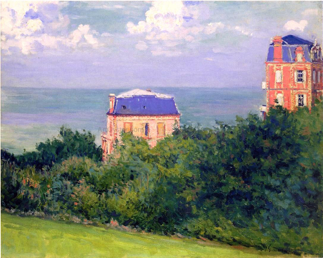  Gustave Caillebotte A Villas at Villers-sur-Mer - Hand Painted Oil Painting