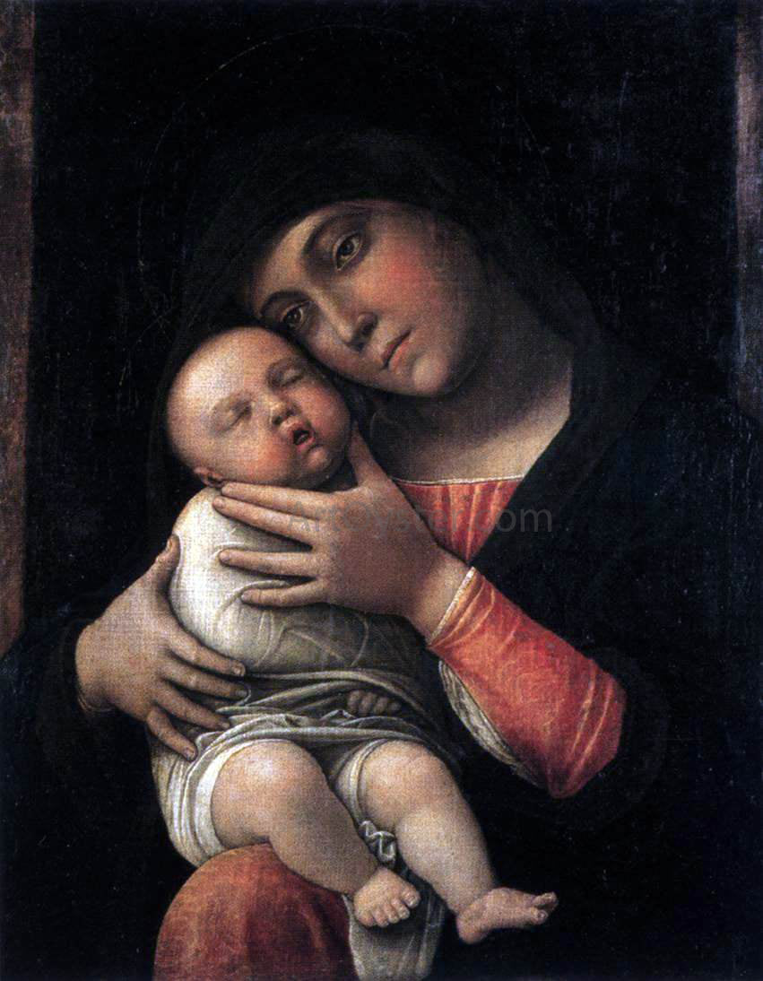  Andrea Mantegna Virgin and Child - Hand Painted Oil Painting