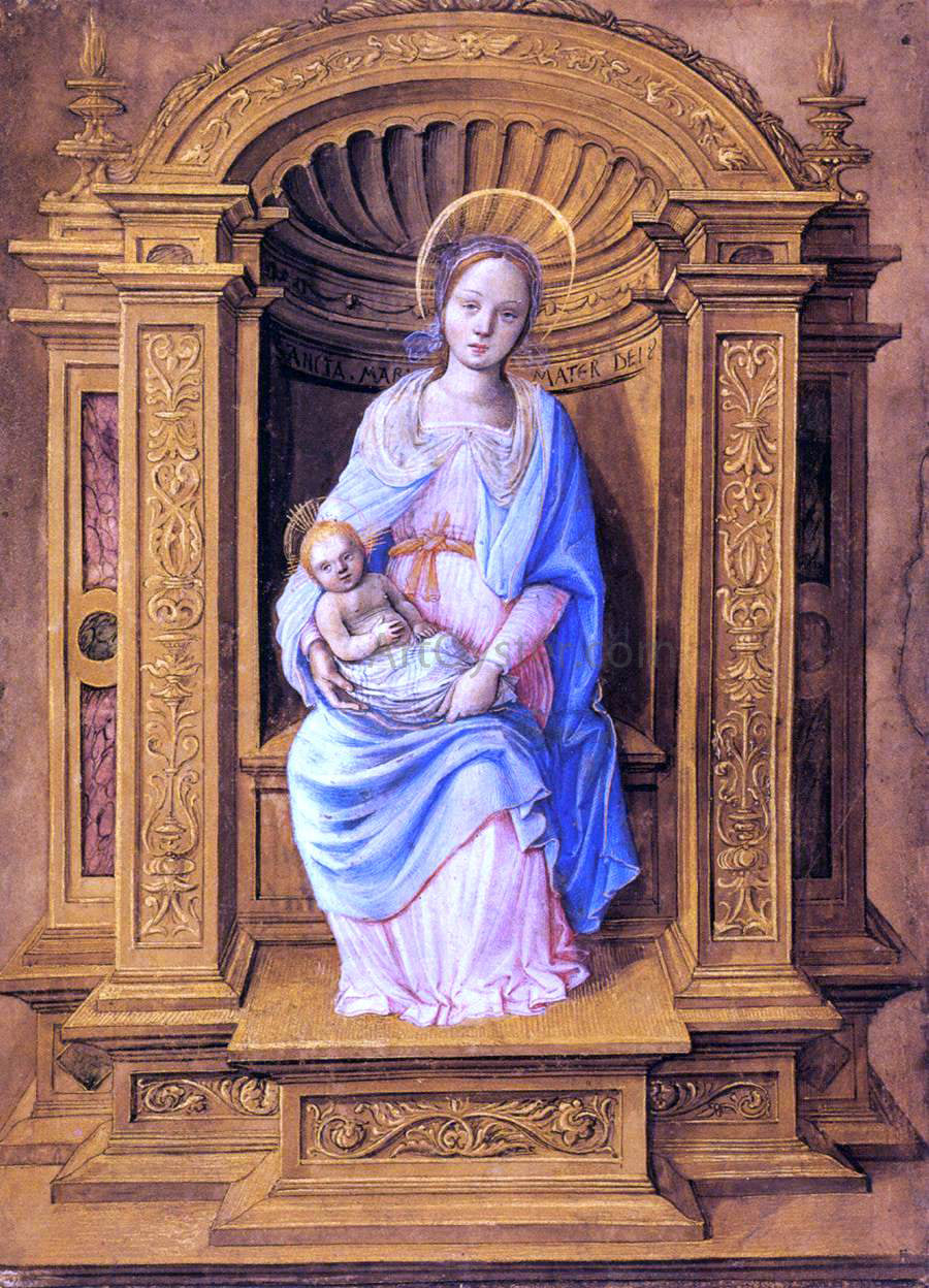  Jean Poyer Virgin and Child - Hand Painted Oil Painting