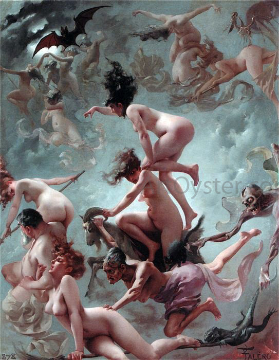 Luis Ricardo Falero Vision of Faust - Hand Painted Oil Painting