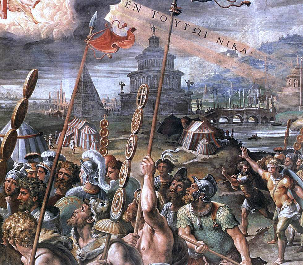  Raphael Vision of the Cross (detail) (Stanza di Constantino) - Hand Painted Oil Painting