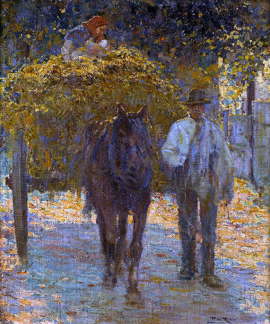  Alberto Pla Y Rubio Vuelta del Trabajo - Hand Painted Oil Painting