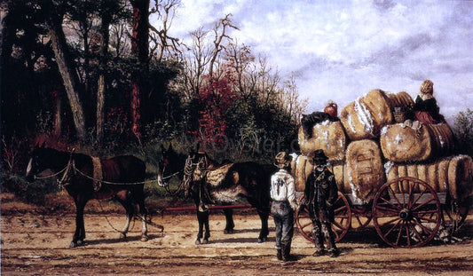  William Aiken Walker Wagon Scene - Hand Painted Oil Painting