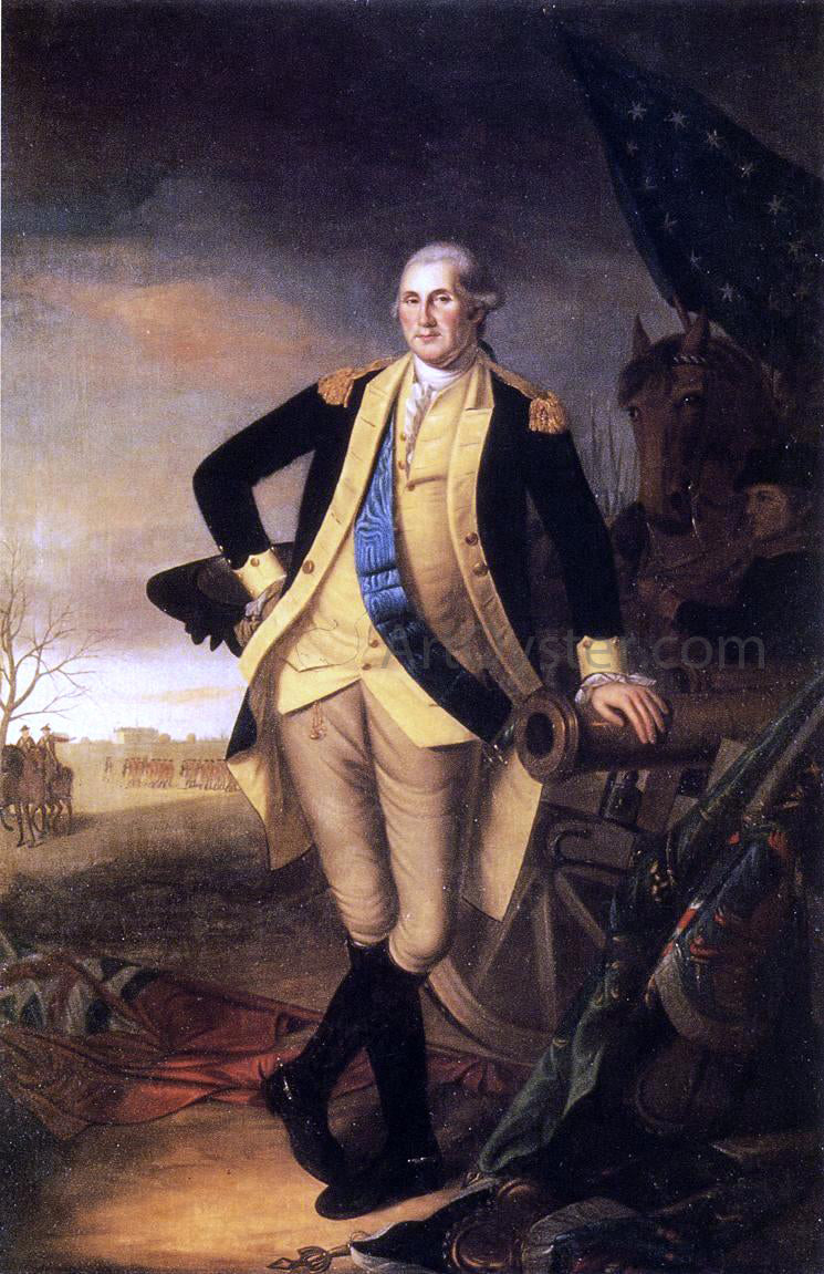  Charles Willson Peale Washington After the Battle of Princeton, New Jersey - Hand Painted Oil Painting