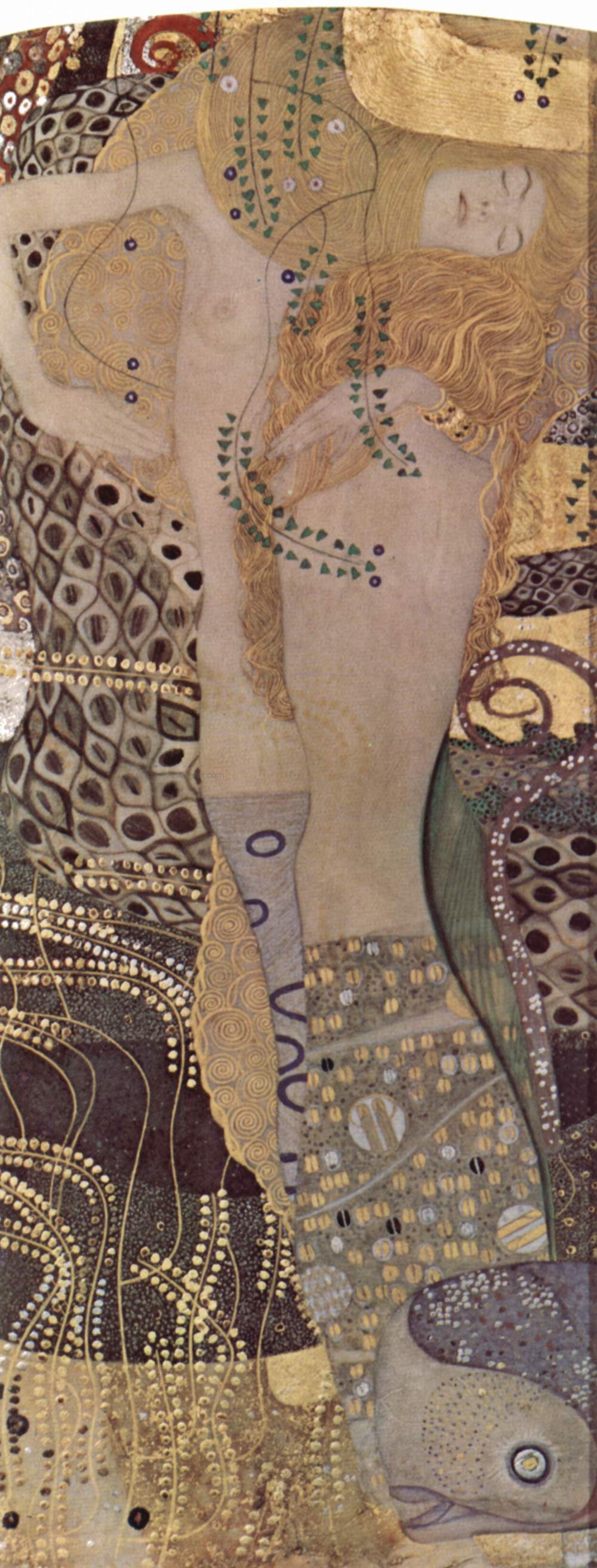  Gustav Klimt Water Serpents I - Hand Painted Oil Painting