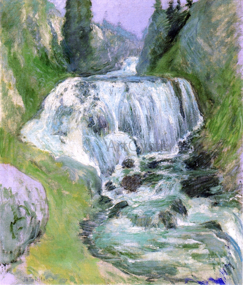 John Twachtman Waterfall - Hand Painted Oil Painting