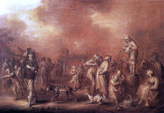  Adriaen Pietersz Van de Venne Where There Are People Money May Be Made - Hand Painted Oil Painting