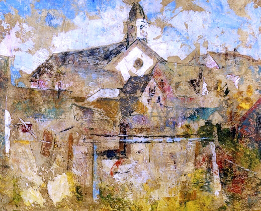  Charles Webster Hawthorne White Church - Hand Painted Oil Painting