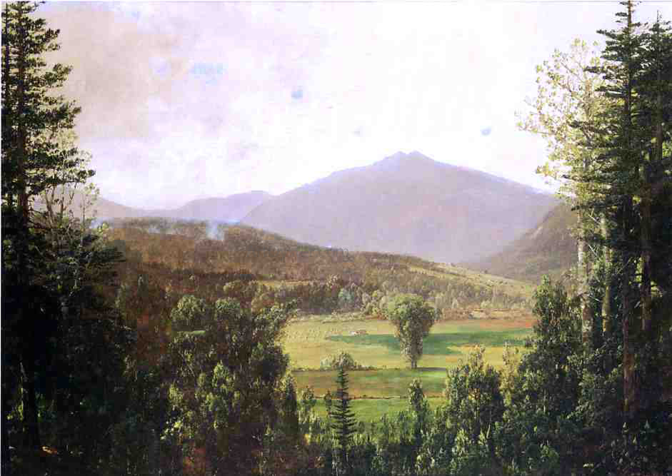  William Louis Sonntag White Mountain Landscape - Hand Painted Oil Painting