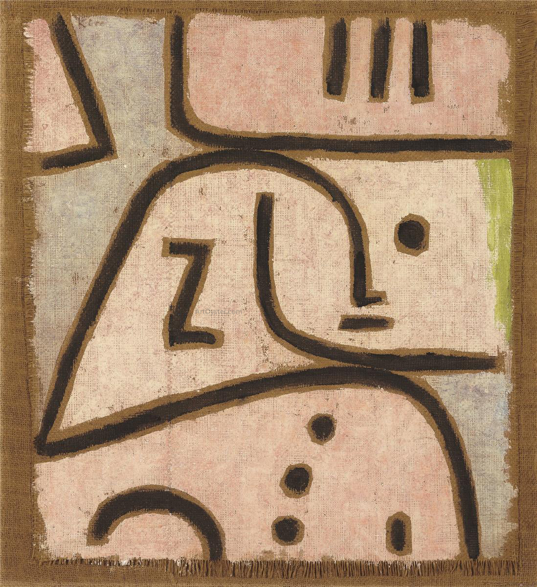  Paul Klee Wi in Memoriam - Hand Painted Oil Painting