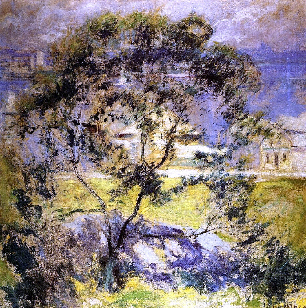  John Twachtman Wild Cherry Tree - Hand Painted Oil Painting