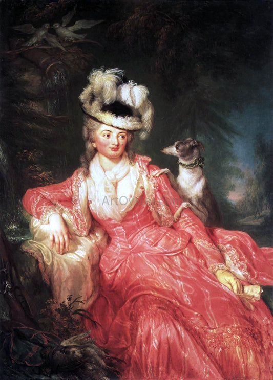  Anna Dorothea Therbusch Wilhelmine Encke, Countess Lichtenau - Hand Painted Oil Painting
