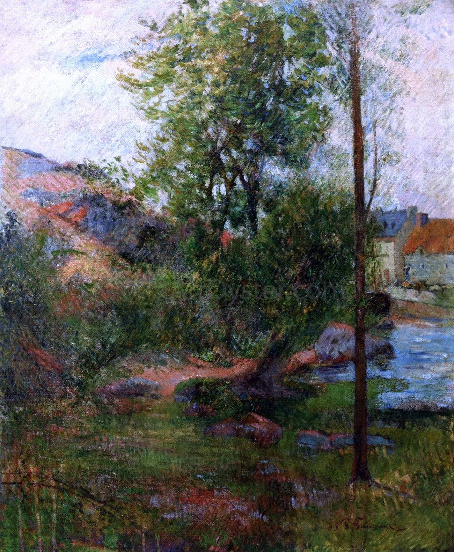  Paul Gauguin Willow by the Aven - Hand Painted Oil Painting