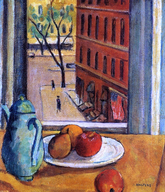  Samuel Halpert Window, N.Y. - Hand Painted Oil Painting